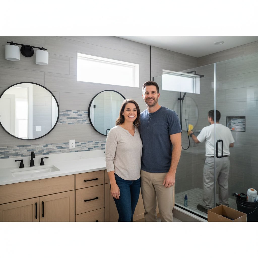 Painter rolling white paint on interior wall during home remodeling in El Cerrito