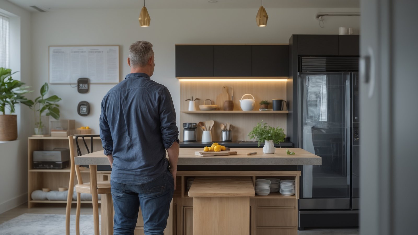 Modern Richmond CA kitchen remodel with new cabinets and energy-efficient appliances